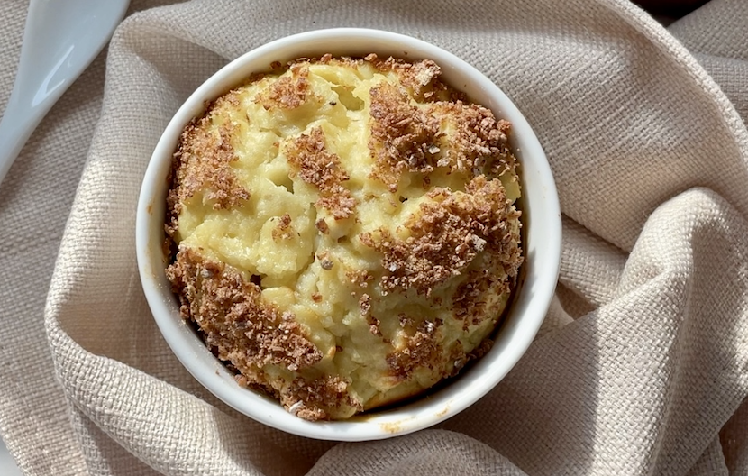 SOUFFLÉ DI PATATE DOLCI A PASTA BIANCA