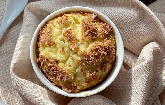 SOUFFLÉ DI PATATE DOLCI A PASTA BIANCA